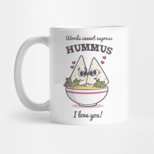 Funny Hummus Shirt Cute Pun Gift Hipster Vegan Dish Food Mug